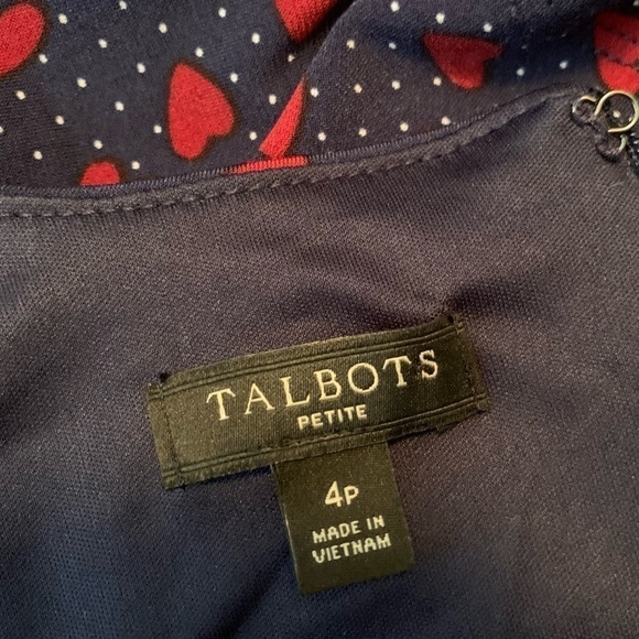 Talbots | hearts ruffle Valentine dress - Picture 7 of 12